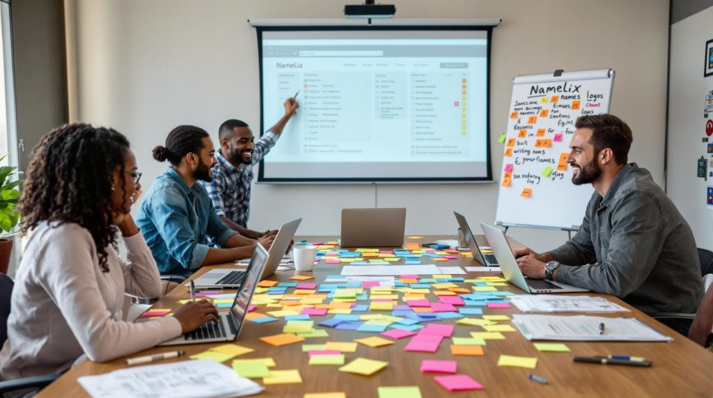 découvrez comment namelix facilite la création de noms d'entreprise uniques et mémorables grâce à son intelligence artificielle. profitez de  nombreuses options, tests de disponibilité de domaine, et une interface intuitive pour donner vie à vos idées entrepreneuriales.